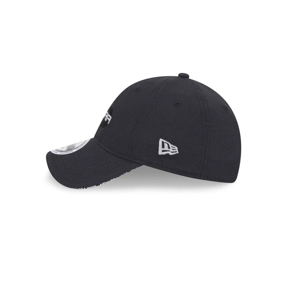 Pictured is this New Era NEC Logo 9FORTY Unstructured cap in black. 5