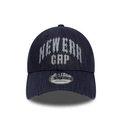 Pictured is this New Era Street Archived 9FORTY cap in navy. 3
