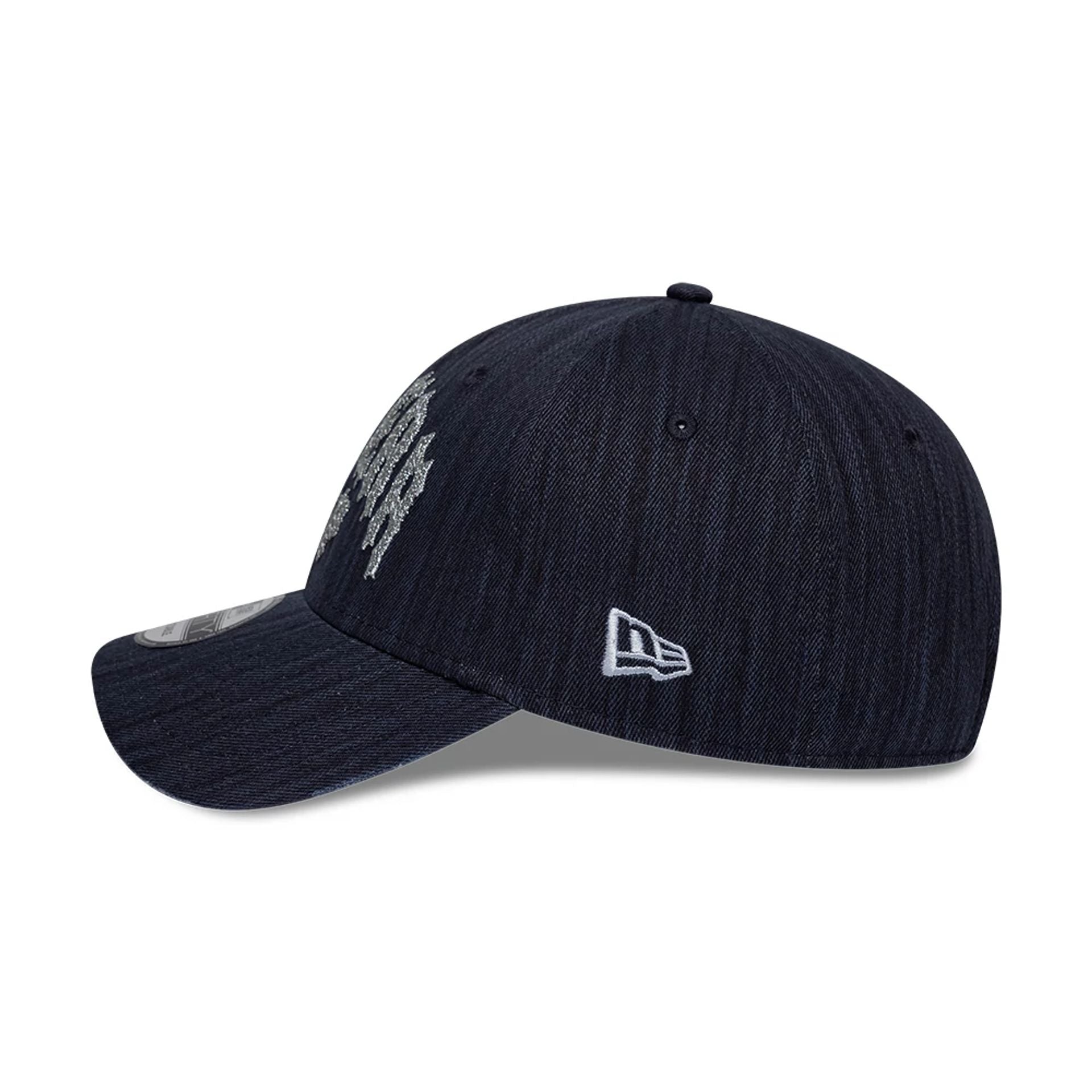Pictured is this New Era Street Archived 9FORTY cap in navy. 5