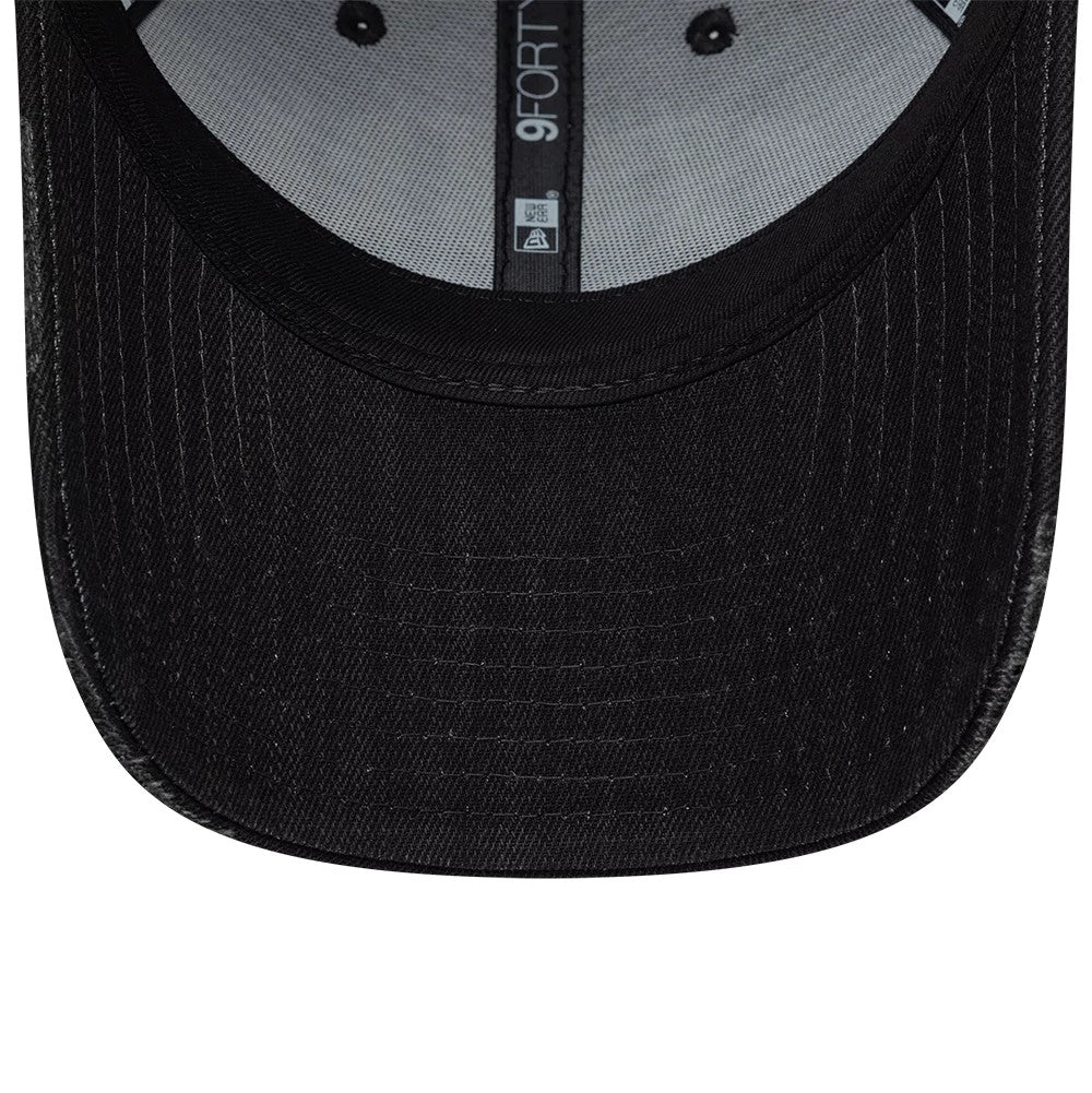 Pictured is this New Era Street Archived 9FORTY cap in black. 7