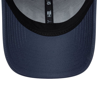 Pictured is this New Era Street Archived 9FORTY cap in dark blue. 7