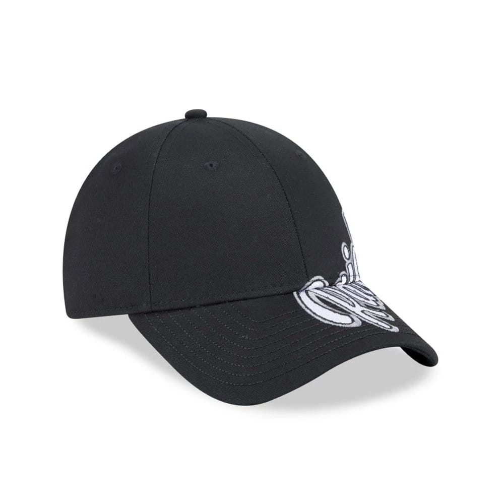 Pictured is this NFL Mix League Las Vegas Raiders 9FORTY cap in black. 3