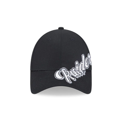 Pictured is this NFL Mix League Las Vegas Raiders 9FORTY cap in black. 2