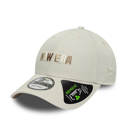 Pictured is this New Era Earth Day 9FORTY Adjustable cap in beige. 3