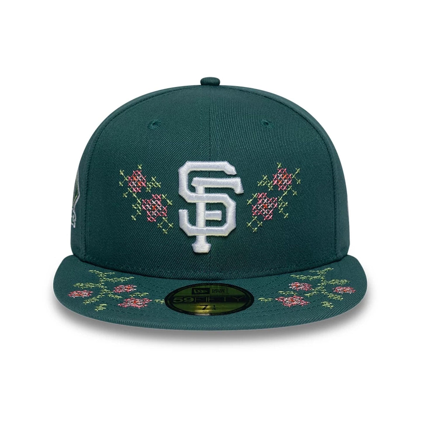 Pictured is this MLB Garden San Francisco Giants 59FIFTY Fitted cap in dark green. 2