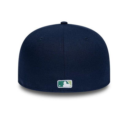 Pictured is this MLB Garden New York Mets 59FIFTY Fitted cap in dark blue. 6