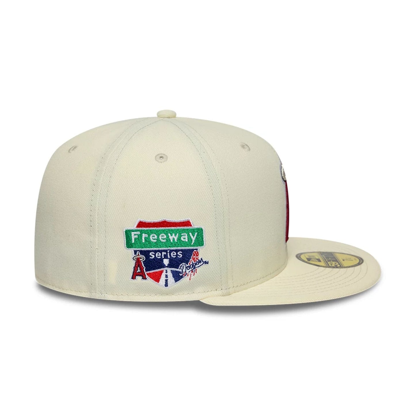Pictured is this MLB City Series LA Angels 59FIFTY Fitted cap in white. 5