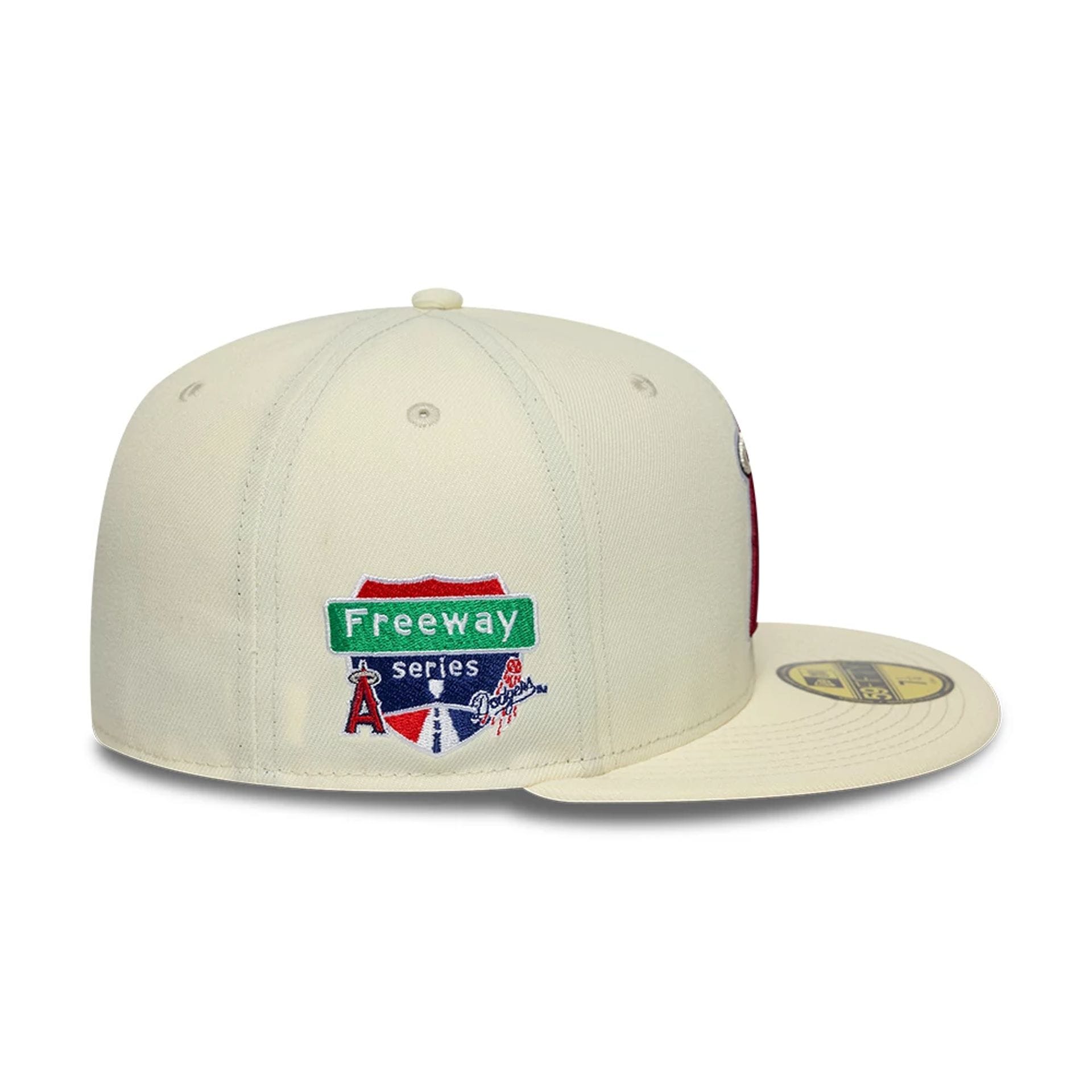 Pictured is this MLB City Series LA Angels 59FIFTY Fitted cap in white. 5