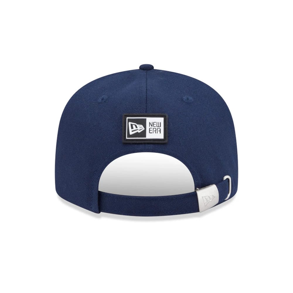 Pictured is this Rick And Morty 9FIFTY Strapback Adjustable cap in dark blue. 6