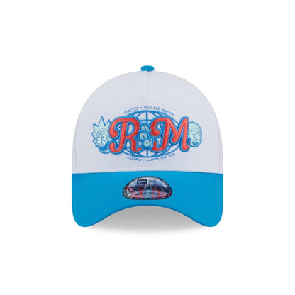Pictured is this  Rick And Morty 9FORTY A-Frame Adjustable cap in white. 2