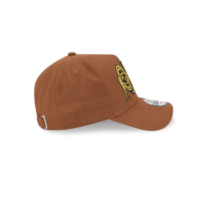 Pictured is this  Rick And Morty 9FORTY A-Frame Adjustable cap in open brown. 5