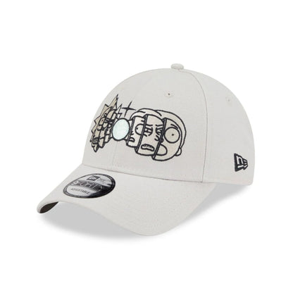 Pictured is this Rick And Morty 9FORTY Adjustable cap in Cream. 1
