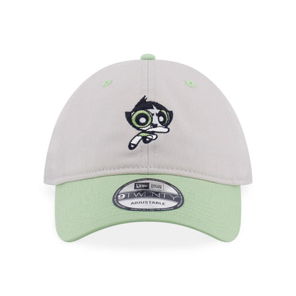 Pictured is this Powerpuff Girls Buttercup 9TWENTY cap in grey and green.. 3
