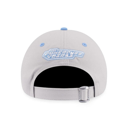 Pictured is this Powerpuff Girls Bubbles 9TWENTY cap in grey and blue. 2