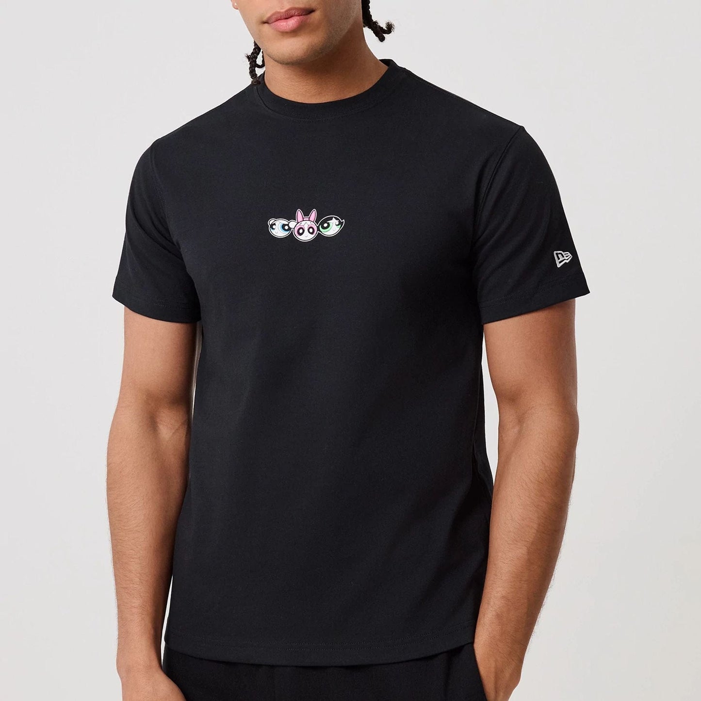 The model is wearing this Powerpuff Girls T-Shirt in black. 5