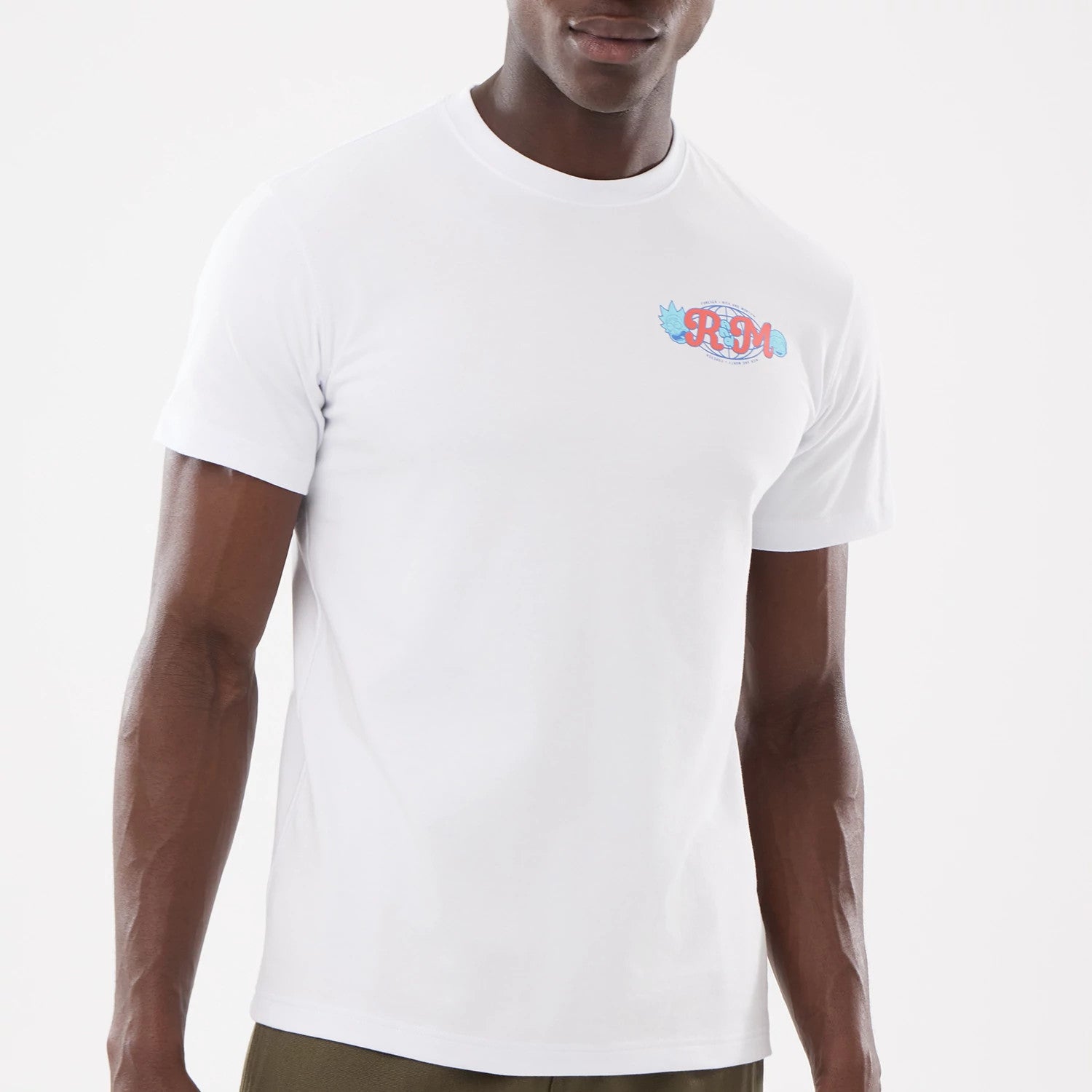 The model is wearing this Rick And Morty T-Shirt in white. 5