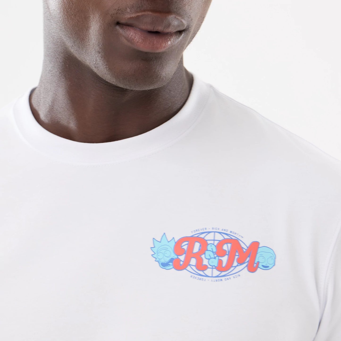 The model is wearing this Rick And Morty T-Shirt in white. 3