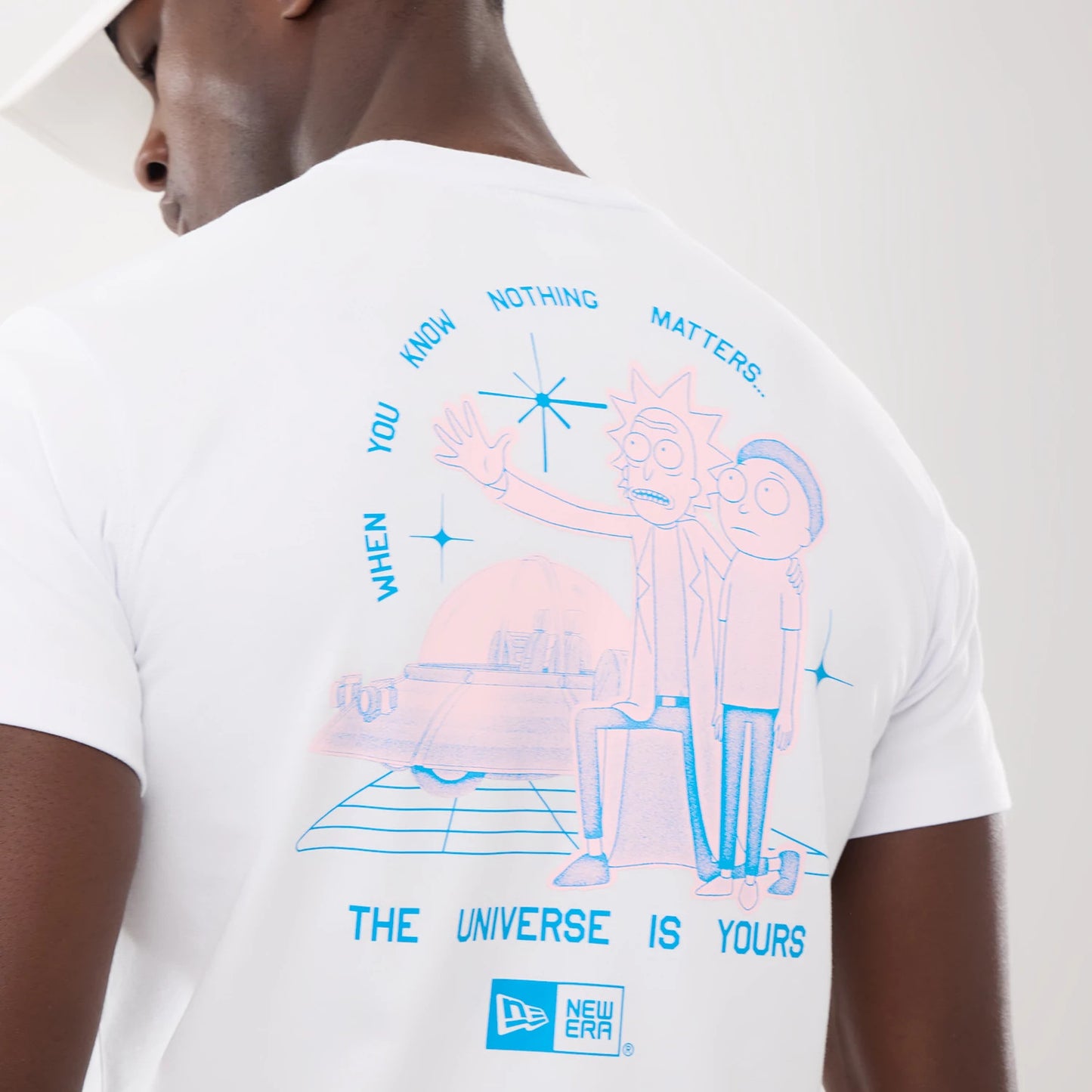 The model is wearing this Rick And Morty T-Shirt in white. 4