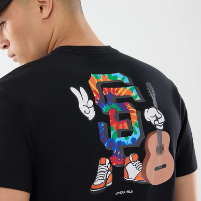 The model is wearing this MLB Cartoon San Francisco Giants T-Shirt in black. 7