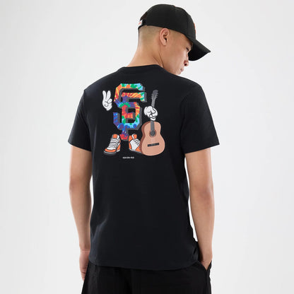 The model is wearing this MLB Cartoon San Francisco Giants T-Shirt in black. 2