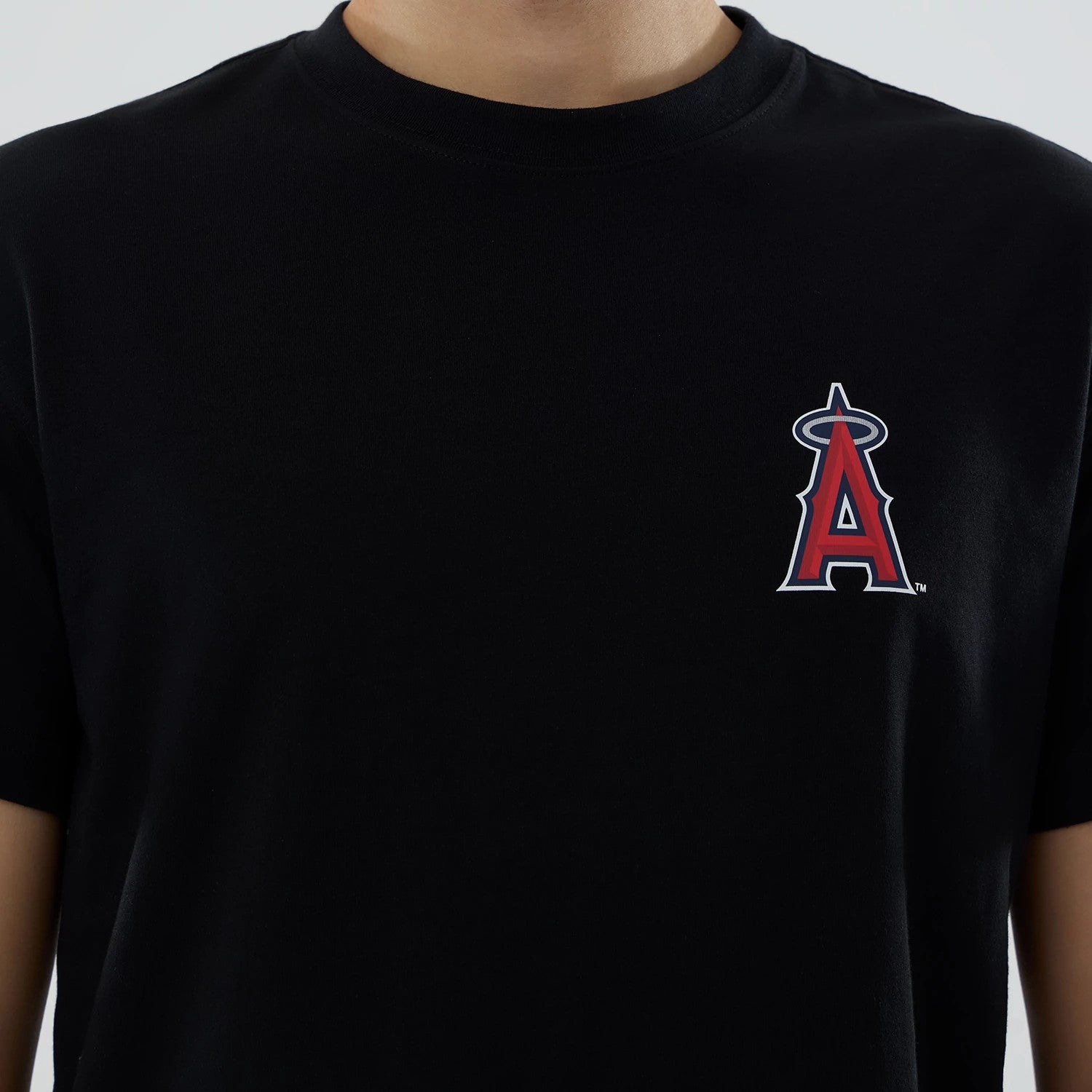The model is wearing this MLB City Series LA Angels T-Shirt in black. 5
