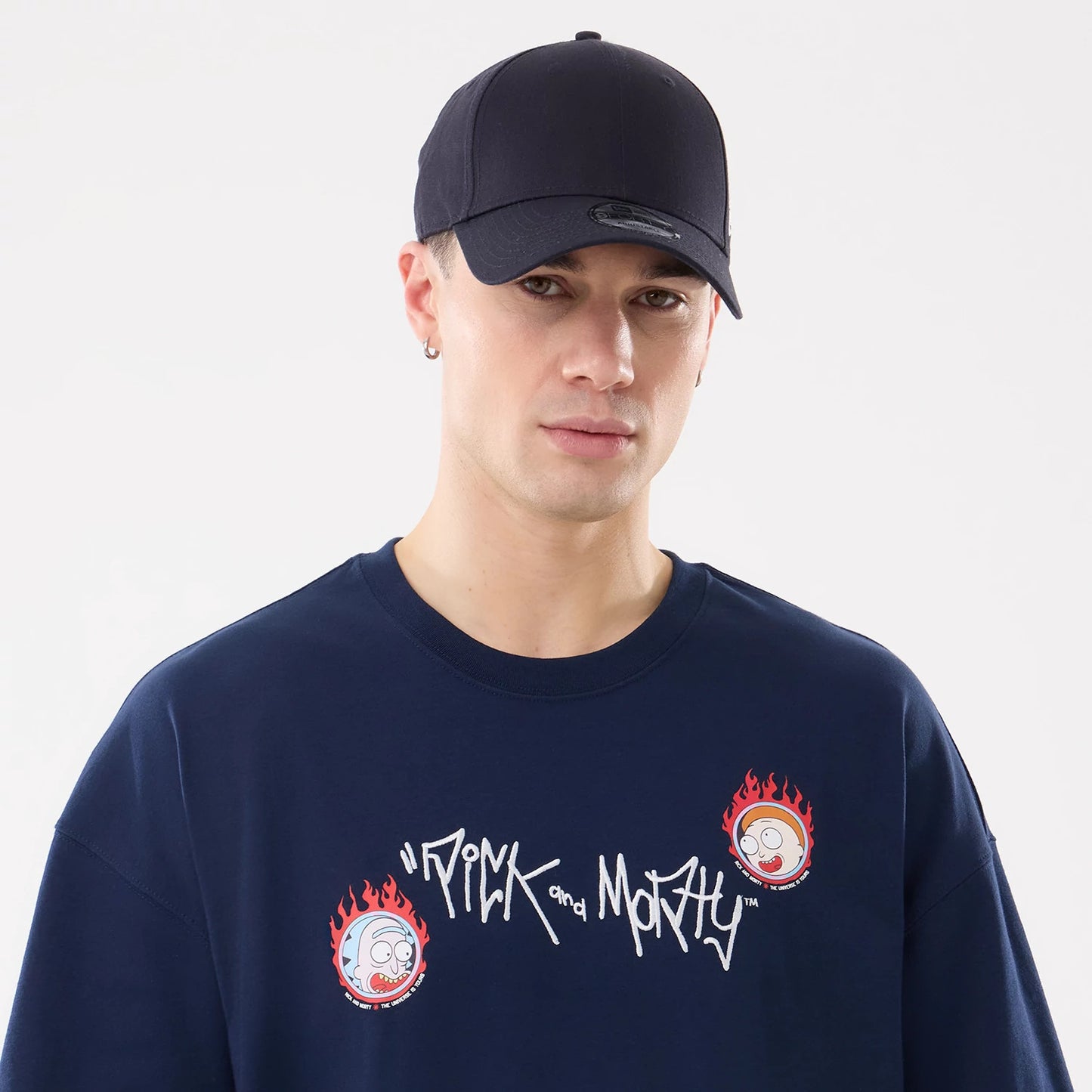 The model is wearing this Rick And Morty T-Shirt in blue. 7