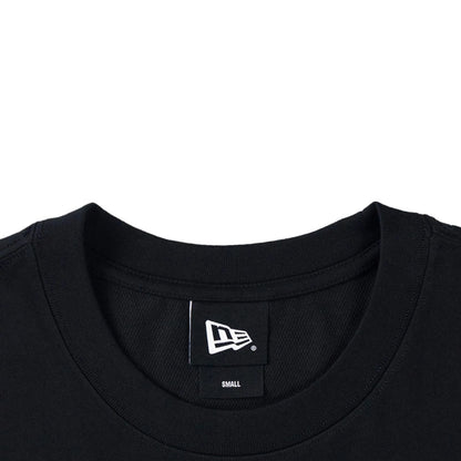 The model is wearing this New Era Skate Is Life Graphic Oversized T-Shirt in black. 4