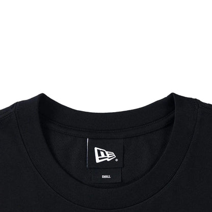 The model is wearing this New Era Skate Is Life Graphic Oversized T-Shirt in black. 4