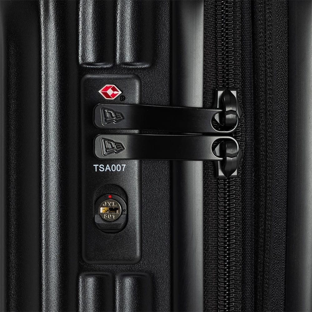 Pictured is this New Era Wheeled Cabin Case in black. 10