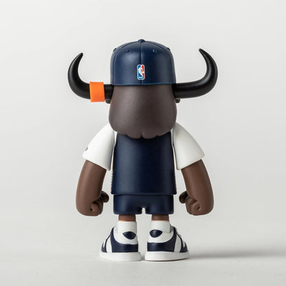 Pictured is this NBA 2025 Indiana Pacers Mini Buffalo Figure in navy. 4