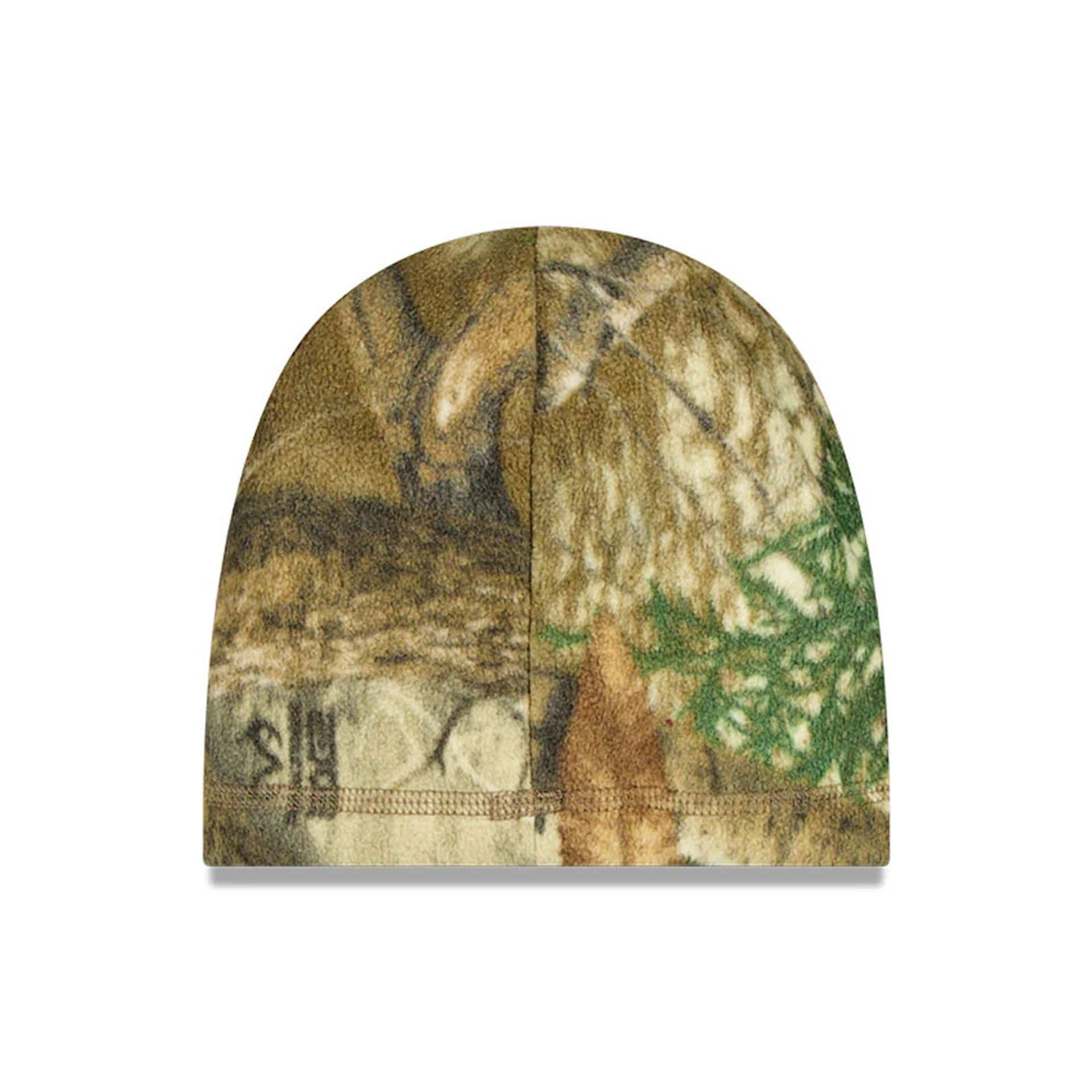 Pictured is this Thisisneverthat X New Era Revolution Fleece Beanie hat in Real Tree. 2