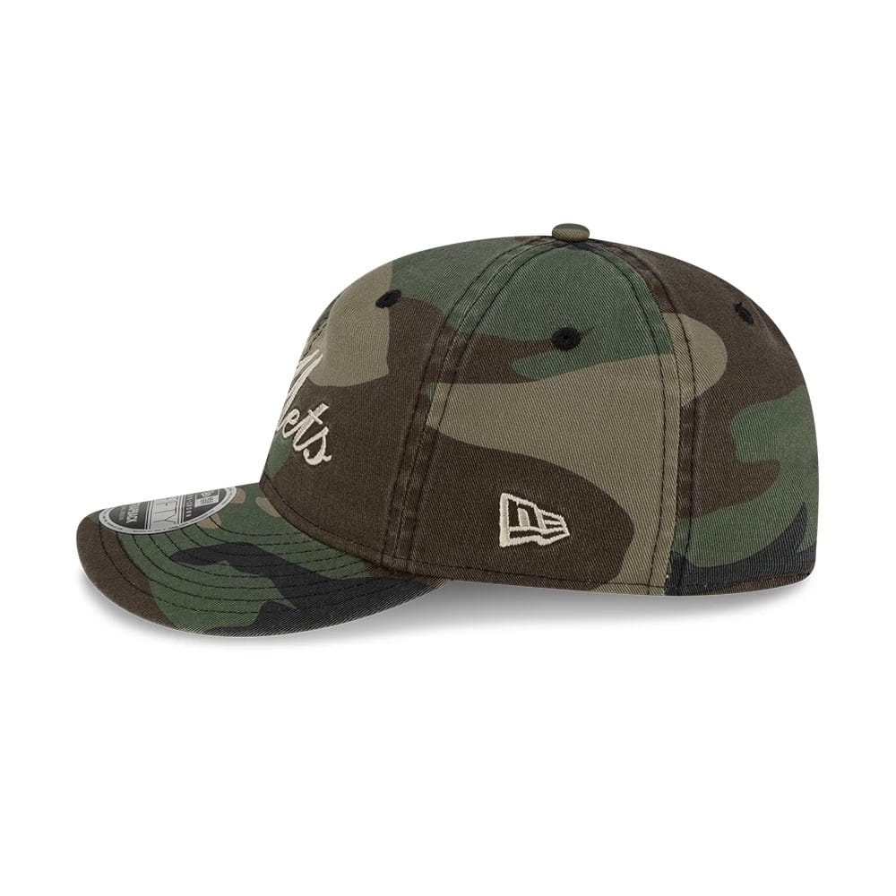 Pictured is this Thisisneverthat X MLB New York Mets Retro Crown 9FIFTY cap in woodland camo. 5