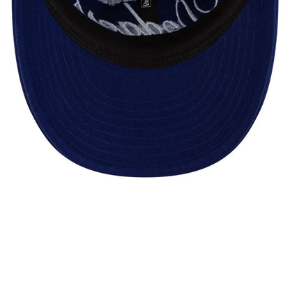Pictured is this Thisisneverthat X MLB LA Dodgers Retro Crown 9FIFTY cap in dark blue. 7