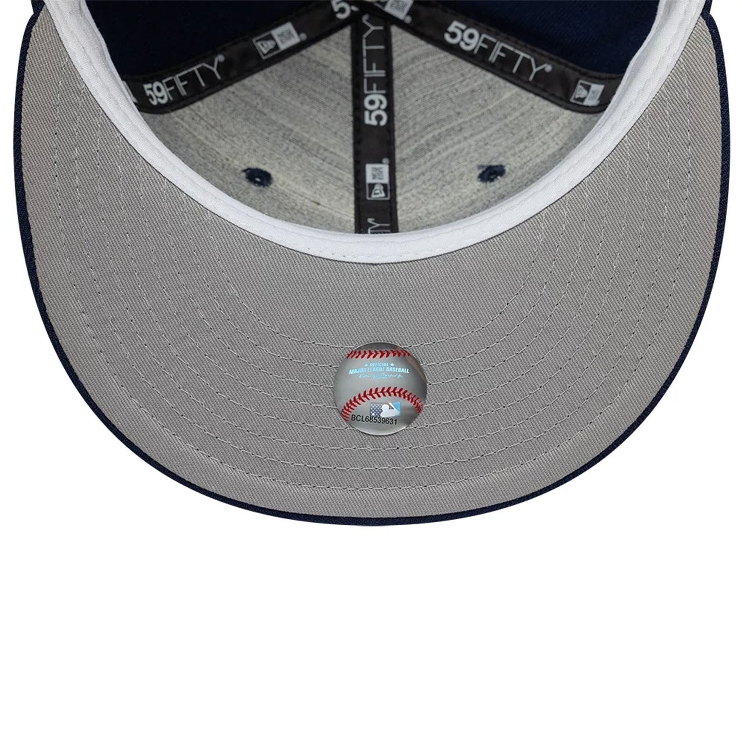 Pictured is this MLB Reserve New York Yankees 59FIFTY Fitted cap in dark blue. 2