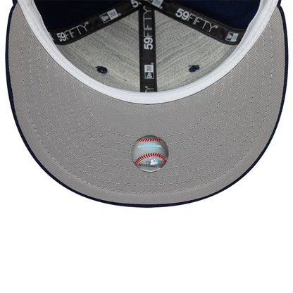 Pictured is this MLB Reserve New York Yankees 59FIFTY Fitted cap in dark blue. 2
