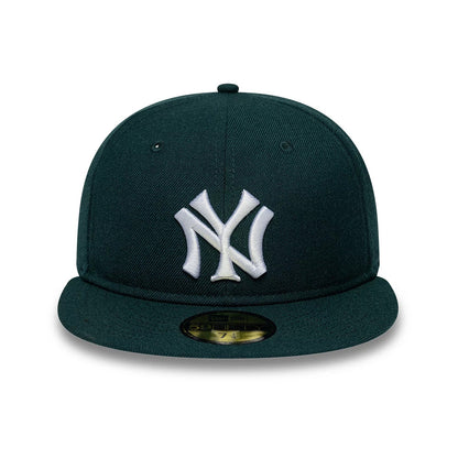 Pictured is this MLB Reserve New York Yankees 59FIFTY Fitted cap in dark green. 3