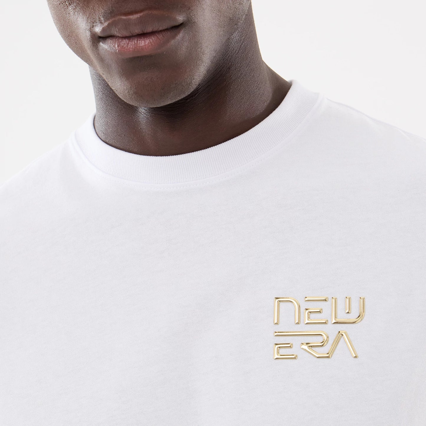 The model is wearing this Hajime Sorayama X MLB LA Dodgers T-Shirt in white. 3