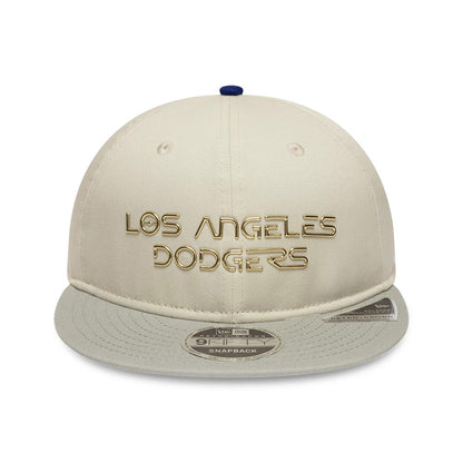 Pictured is this Hajime Sorayama X MLB LA Dodgers Retro Crown 9FIFTY cap in Cream. 4