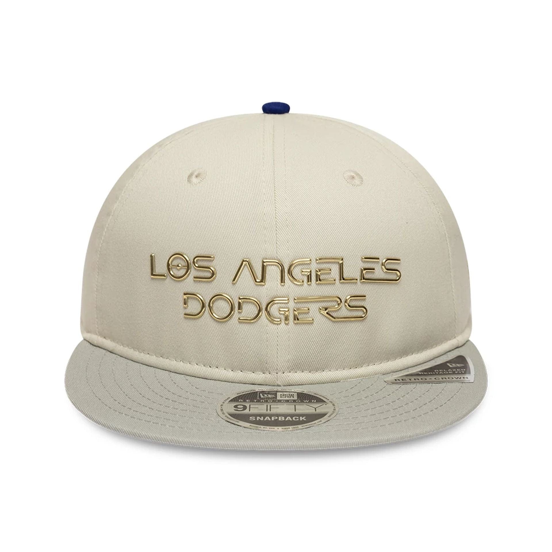 Pictured is this Hajime Sorayama X MLB LA Dodgers Retro Crown 9FIFTY cap in Cream. 4