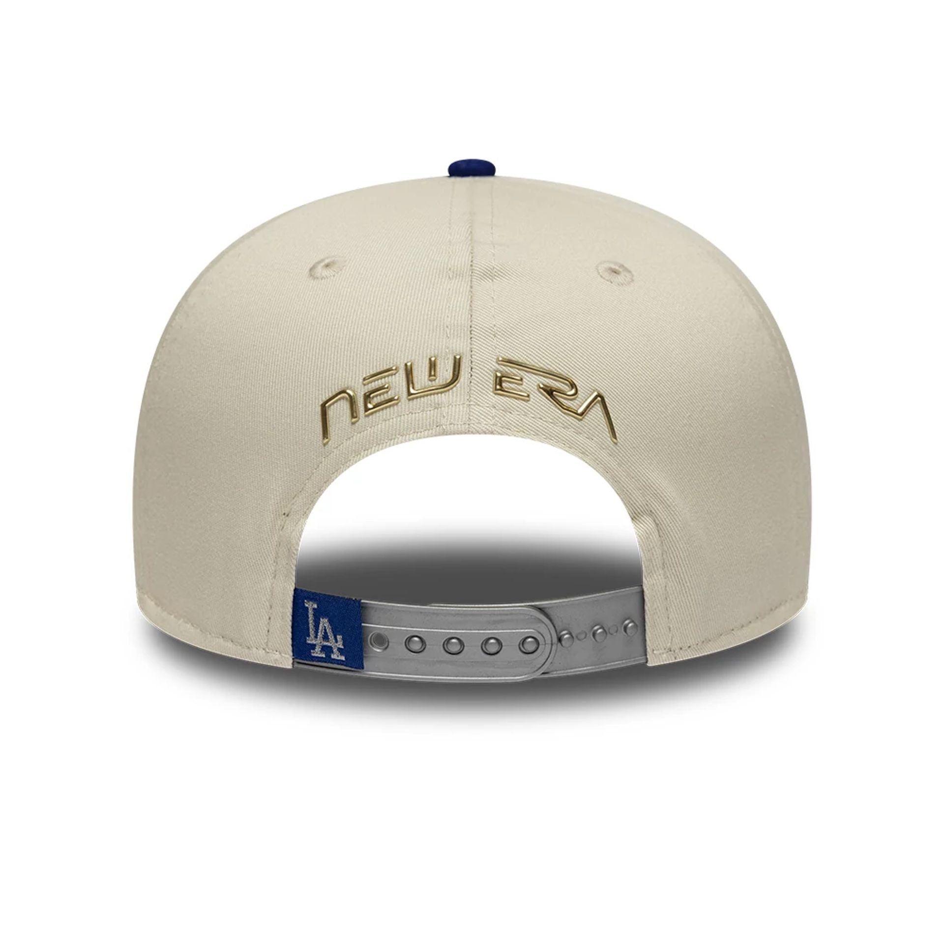 Pictured is this Hajime Sorayama X MLB LA Dodgers Retro Crown 9FIFTY cap in Cream. 3