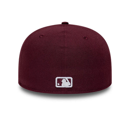 Pictured is this MLB College Varsity St. Louis Cardinals Low Profile 59FIFTY Fitted cap in dark red. 7