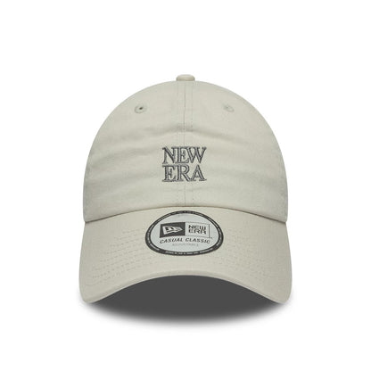 Pictured is this New Era Square Logo Casual Classic cap in Cream . 2