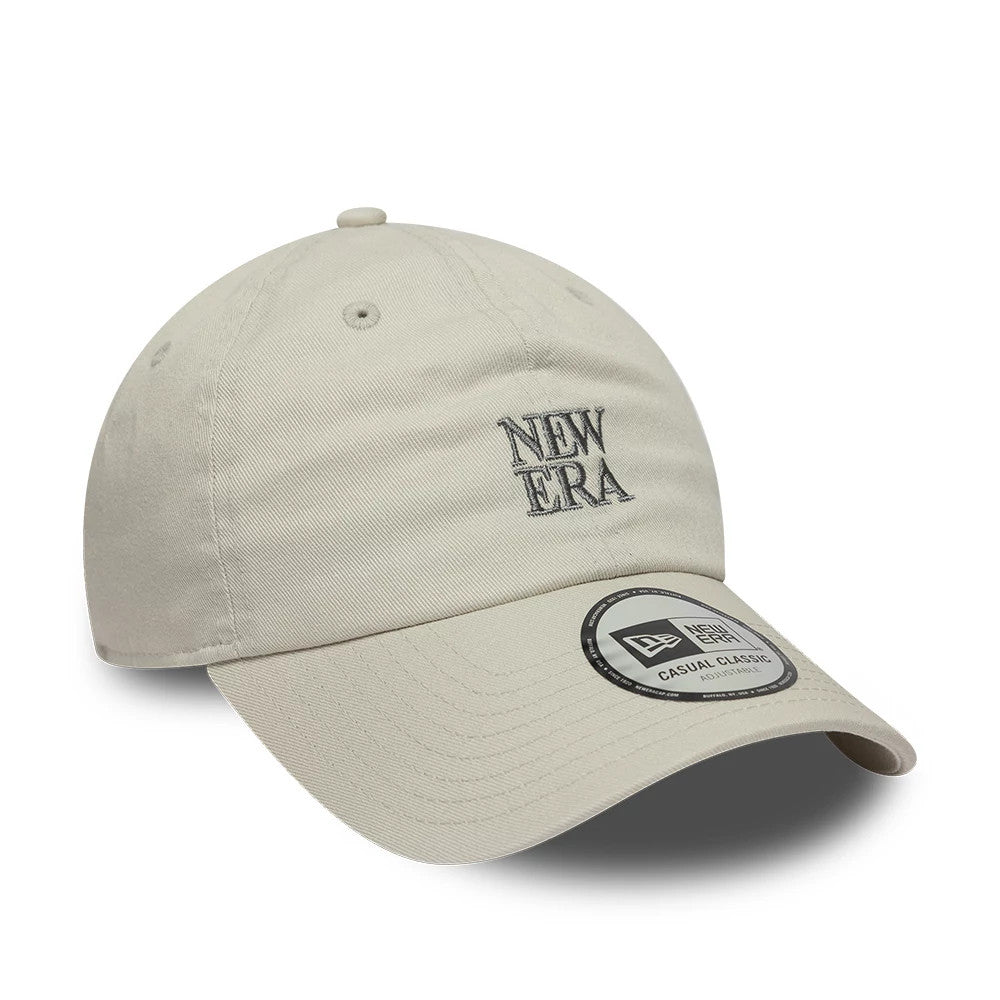 Pictured is this New Era Square Logo Casual Classic cap in Cream . 3