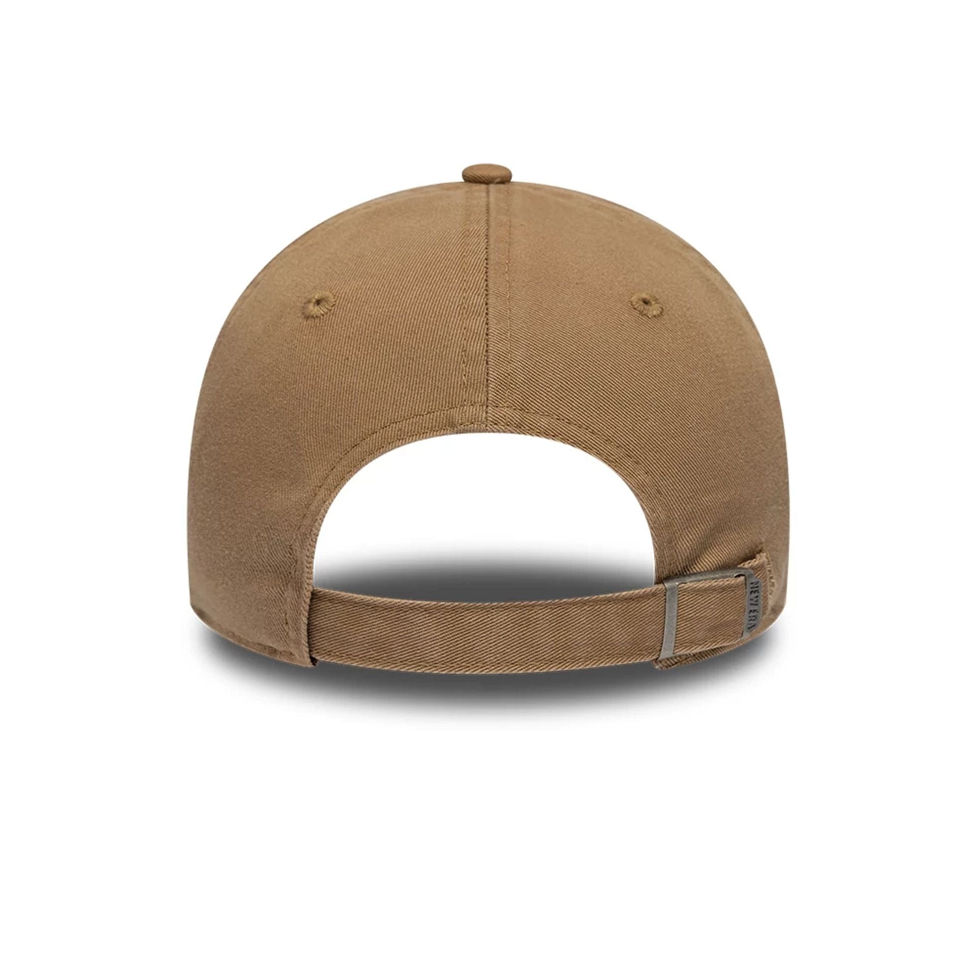 Pictured is this New Era Square Logo Casual Classic cap in Dark Beige. 4