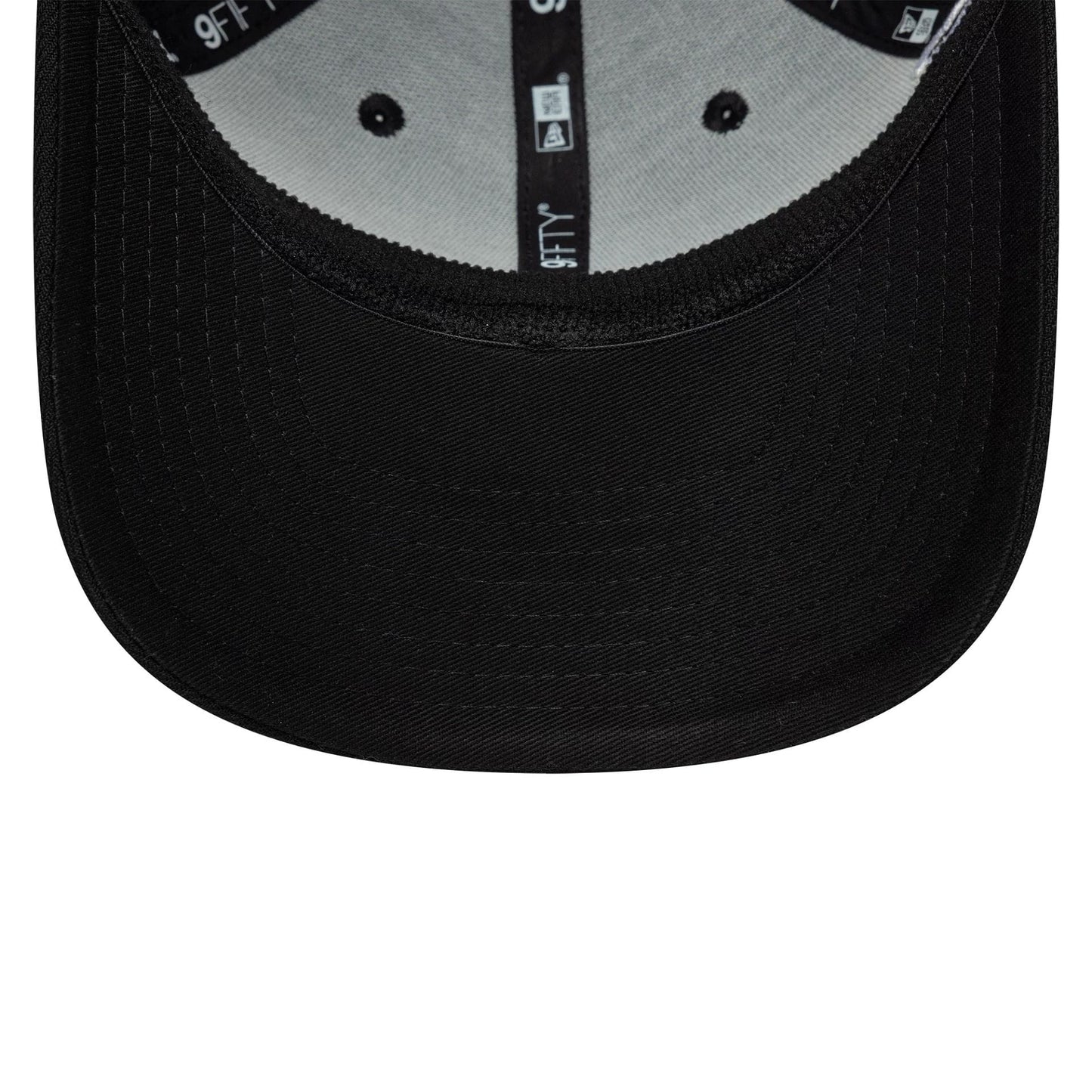 Pictured is this New Era Big Script 9FIFTY Stretch Snap cap in black. 7