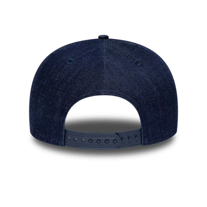 Pictured is this MLB Denim LA Dodgers 9FIFTY Snapback cap in navy. 6