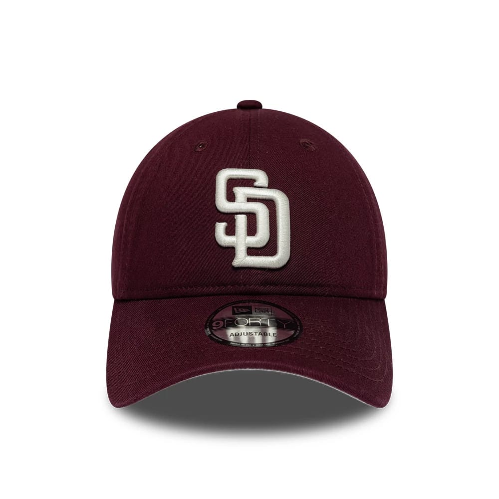 Pictured is this MLB San Diego Padres 9FORTY Unstructured cap in dark purple. 3