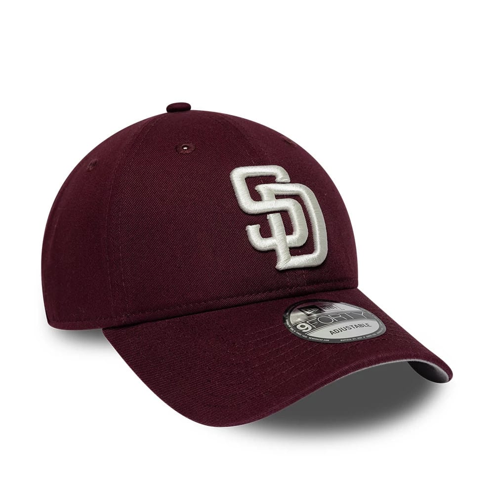 Pictured is this MLB San Diego Padres 9FORTY Unstructured cap in dark purple. 4