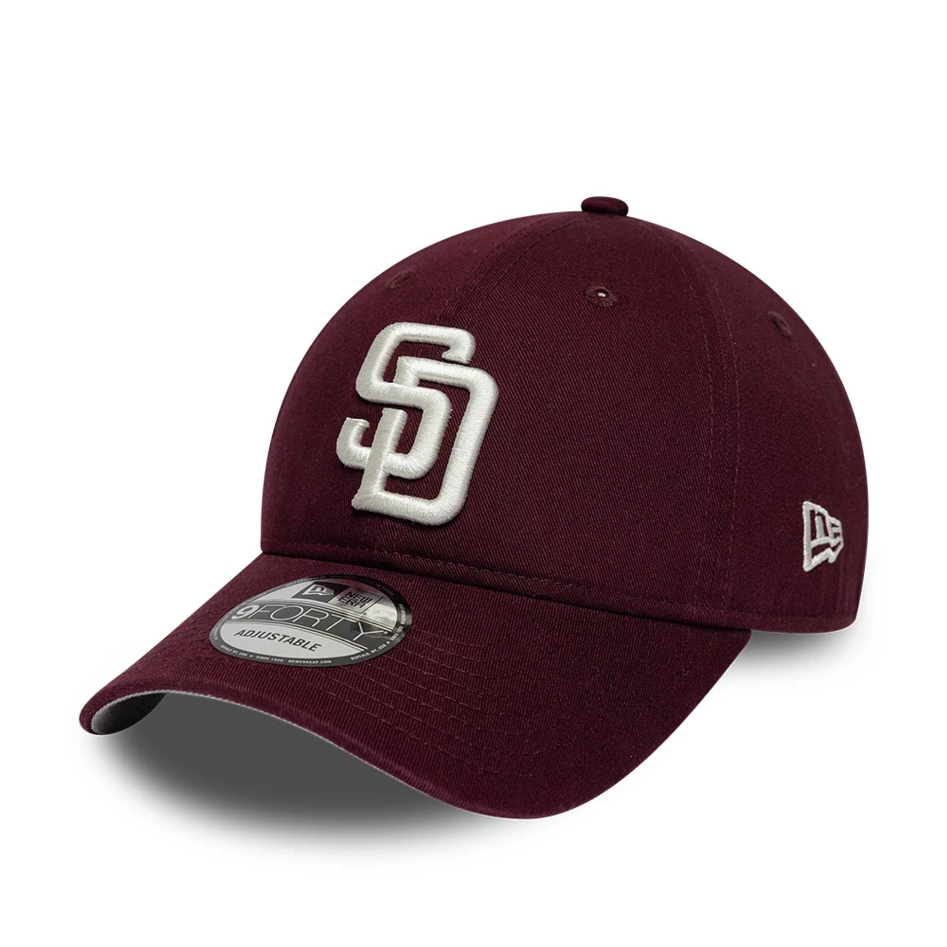 Pictured is this MLB San Diego Padres 9FORTY Unstructured cap in dark purple. 1