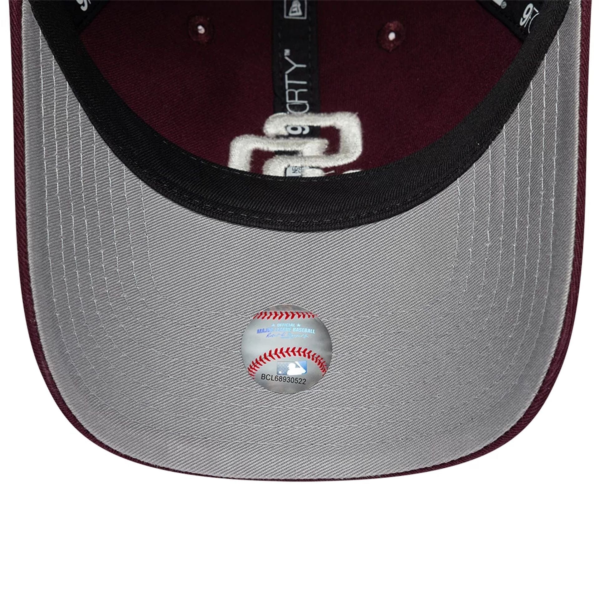 Pictured is this MLB San Diego Padres 9FORTY Unstructured cap in dark purple. 2